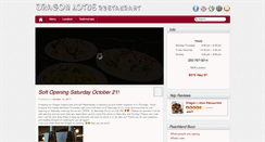 Desktop Screenshot of dragonlotusrestaurant.com